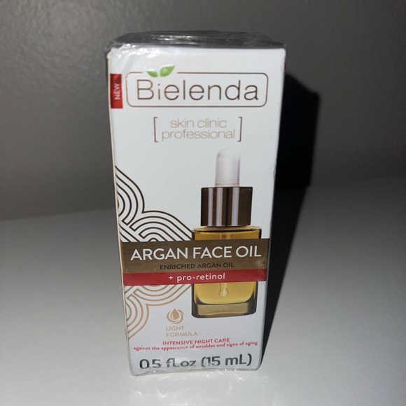 NWT Bielenda Skin Clinic Professional ARGAN Night Face Oil With Pro-Retinol - Picture 3 of 7